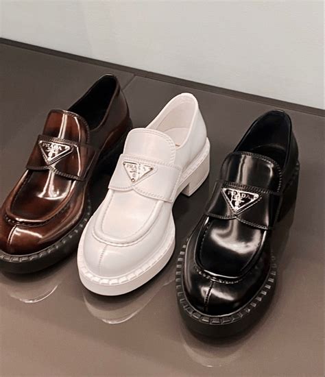 prada loafers women outfit|Prada loafer heels.